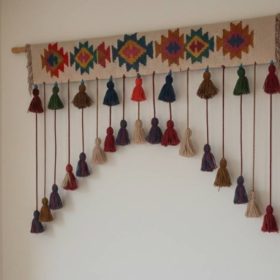 آویز گلیمی سنتی مدل گلیم طرح ساز