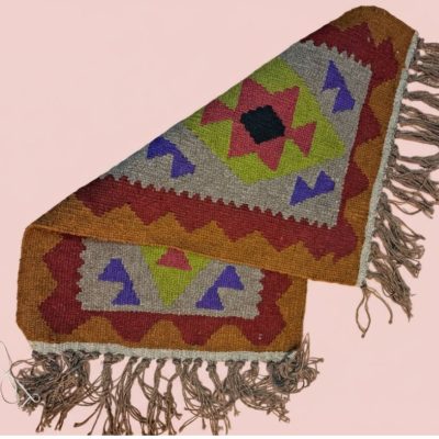 گلیم دستبافت پشمی با کیفیت کد۴۶۴