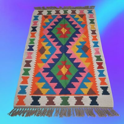 گلیم دستبافت پشمی کدA13