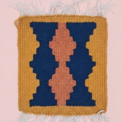 قالیچه دستبافت مناسب زیر لیوانی کد ۵۰۳