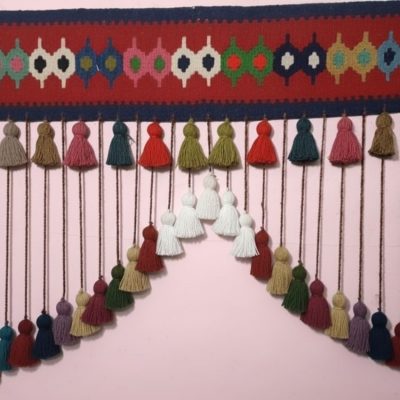 پرده سنتی یک متر طرح پروانه متری کد ۴۷۶