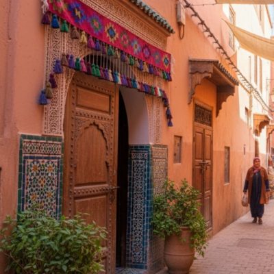 پرده سنتی  دومتری طرح کتیبه برکت کد۱۹۴