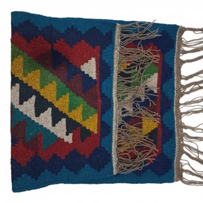 گلیم دستبافت نخ طبیعی پشمی کد ۷۲۷