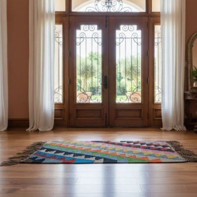 نمد گلیم دستبافت پشمی کد۹۰۳