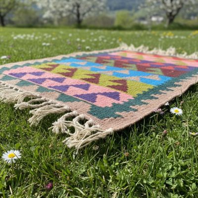 گلیم دستبافت کد۱۹۲۸