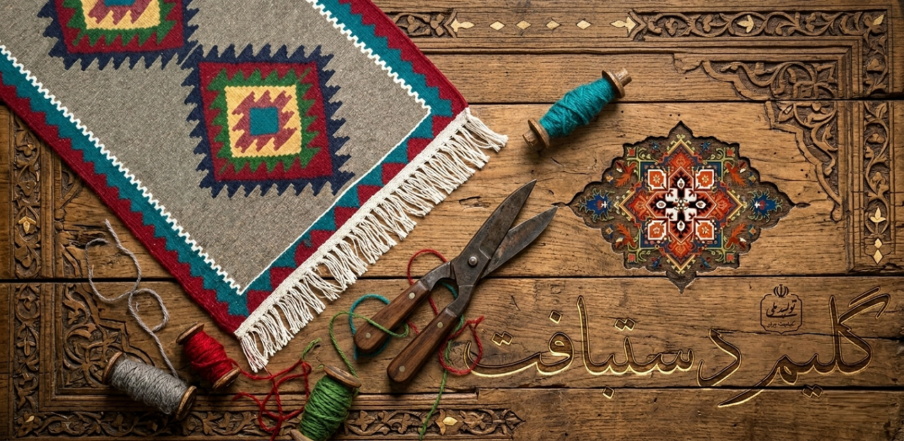 گلیم دستبافت ایران